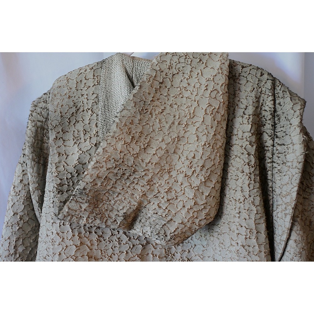 Custom Handmade Hooded Textured Robe Gold Metallic Sci-Fi Fantasy - Picture 7 of 16
